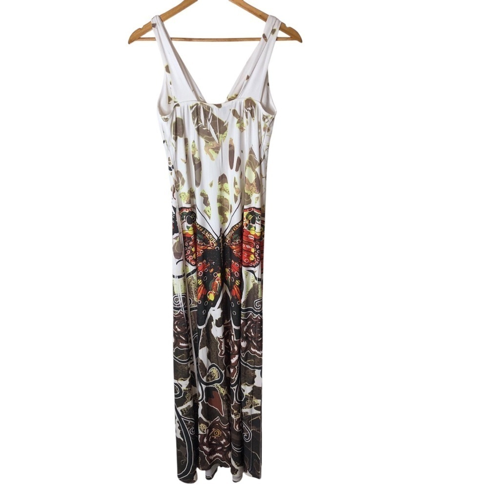 Vtg 90's Y2K Fairycore Babydoll Maxi Sundress Sz M Butterfly Casual Party Whimsy - Picture 5 of 8